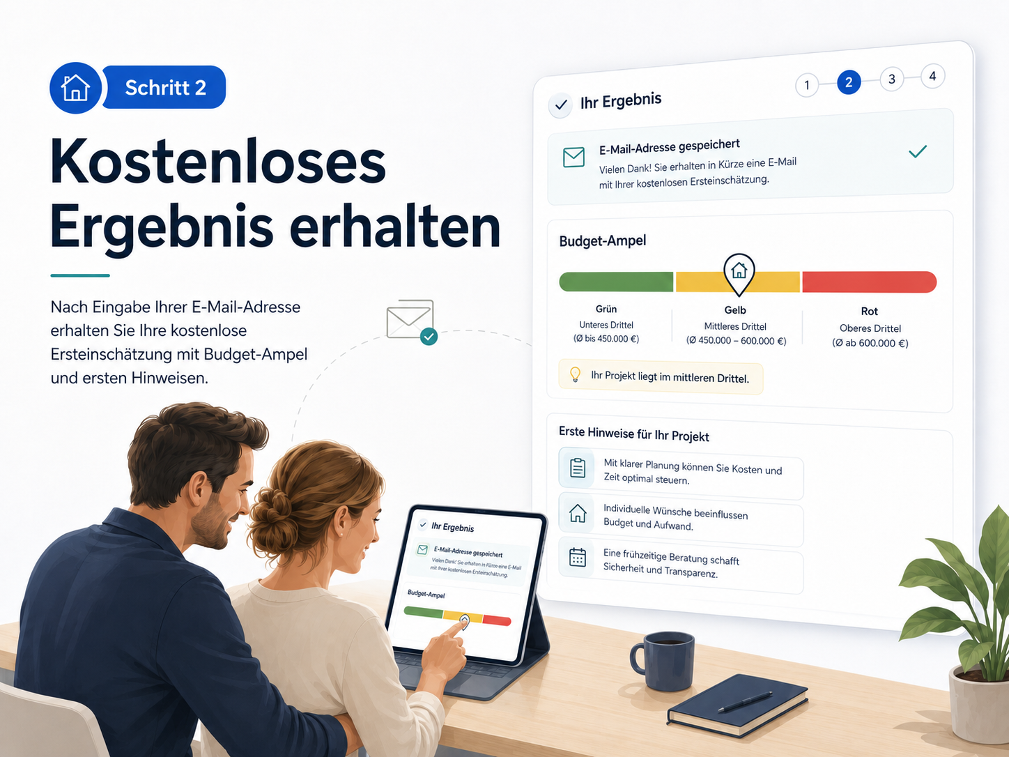 Schritt 2: Kostenloses Ergebnis erhalten